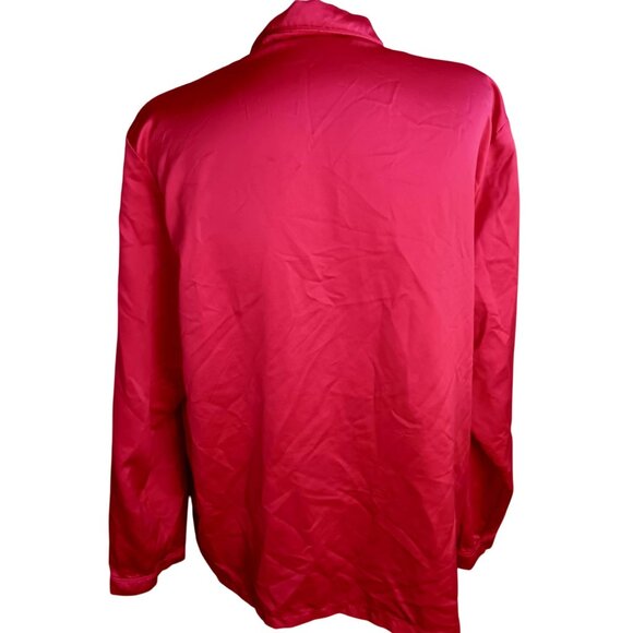 2XL Red Satin Shirt Dogg Supply By Snoop Dogg Mens With Embroidered Logo - Picture 4 of 5